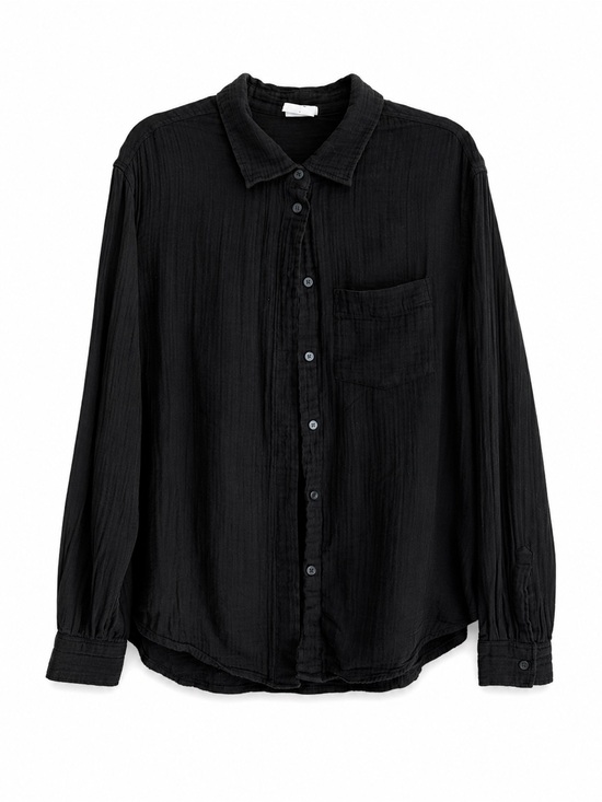 GAP Other - Gap WomenBlack Button-Front Long-Sleeve Shirt